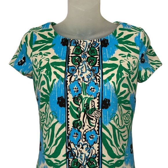 LILLY PULITZER $198 Layton Shift Dress in Sea Oat Ikatty Print Size XS - Picture 5 of 8